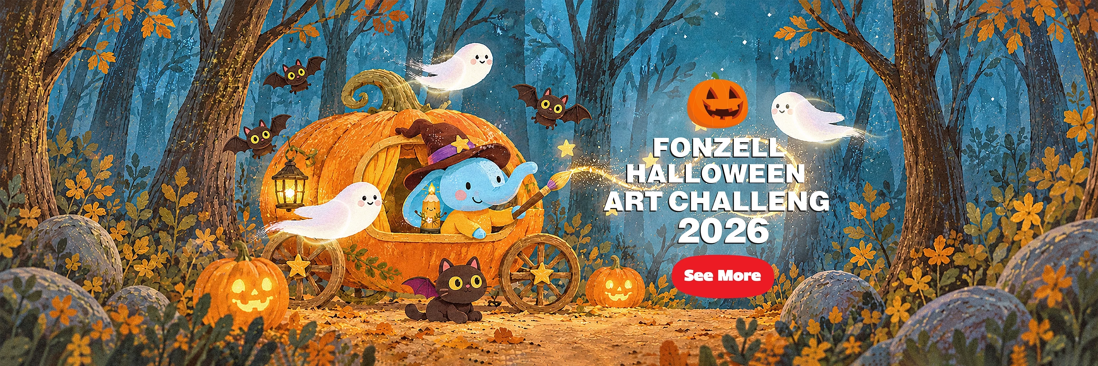 FONZELL Magic Pumpkin Art Challenge 2026